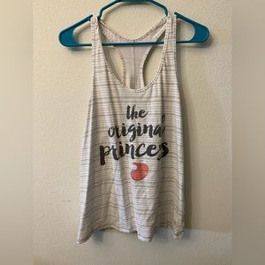 Raw Threads “the original Princess” light gray Racerback tank. Woman’s Size XL.